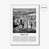 Jersey City Print Black and White No 1, Jersey City Wall Art, Jersey City Poster, Jersey City Photo, New Jersey, USA United States