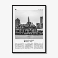 Jersey City Print Black and White No 2, Jersey City Wall Art, Jersey City Poster, Jersey City Photo, New Jersey, USA United States, America