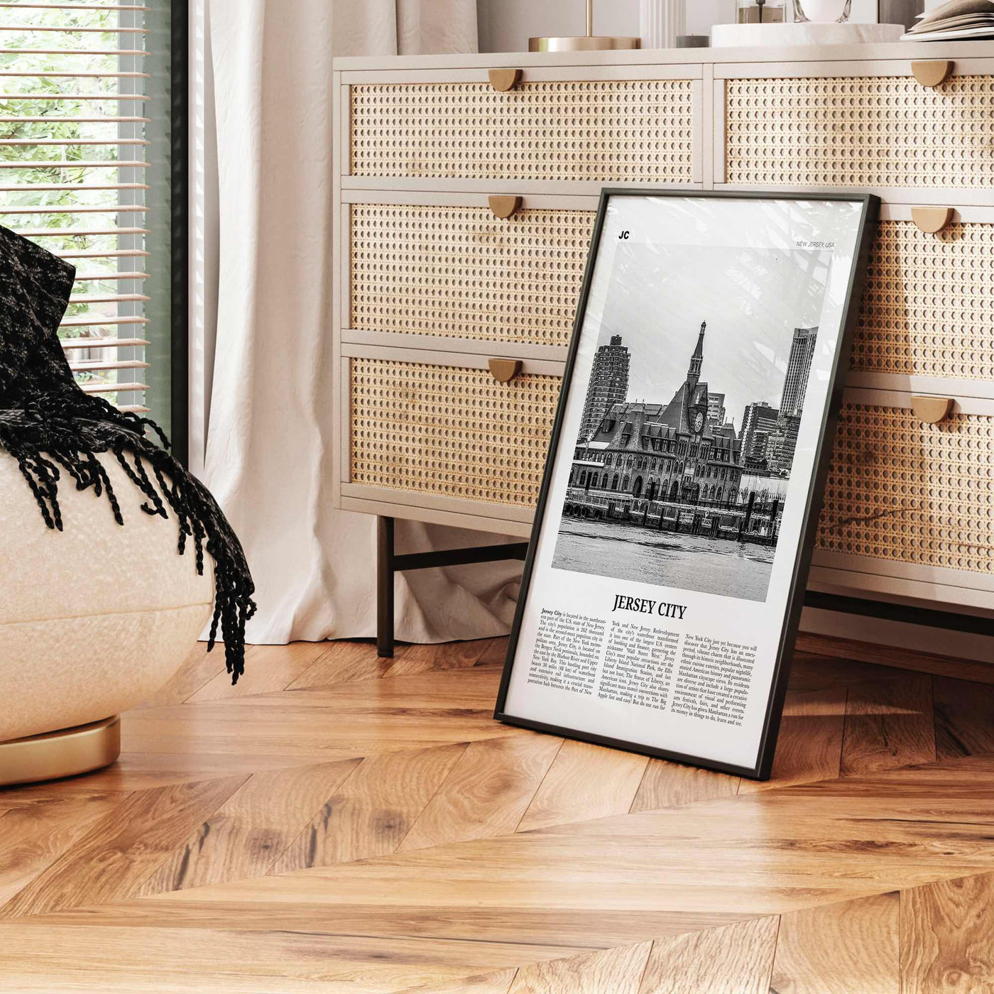 Jersey City Print Black and White No 2, Jersey City Wall Art, Jersey City Poster, Jersey City Photo, New Jersey, USA United States, America