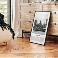 Jersey City Print Black and White No 2, Jersey City Wall Art, Jersey City Poster, Jersey City Photo, New Jersey, USA United States, America