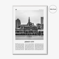Jersey City Print Black and White No 2, Jersey City Wall Art, Jersey City Poster, Jersey City Photo, New Jersey, USA United States, America