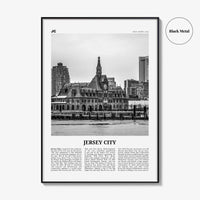 Jersey City Print Black and White No 2, Jersey City Wall Art, Jersey City Poster, Jersey City Photo, New Jersey, USA United States, America