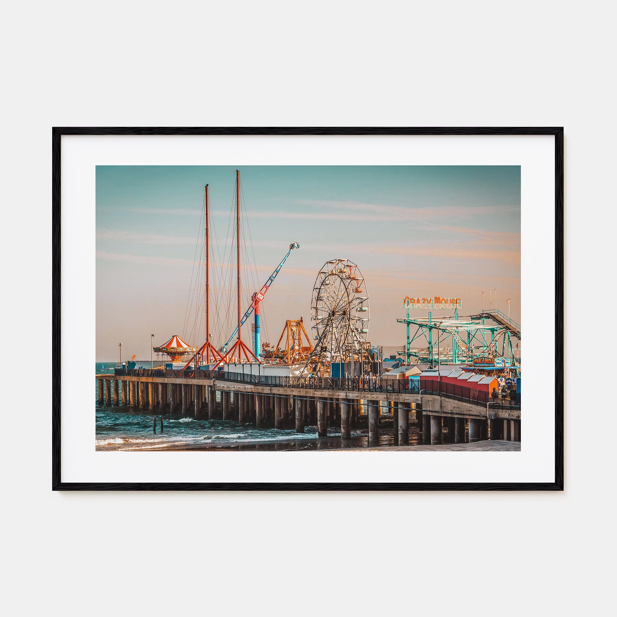 Jersey Shore Landscape Color Poster