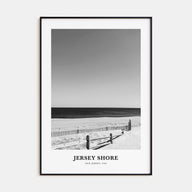 Jersey Shore Portrait B&W No 1 Poster