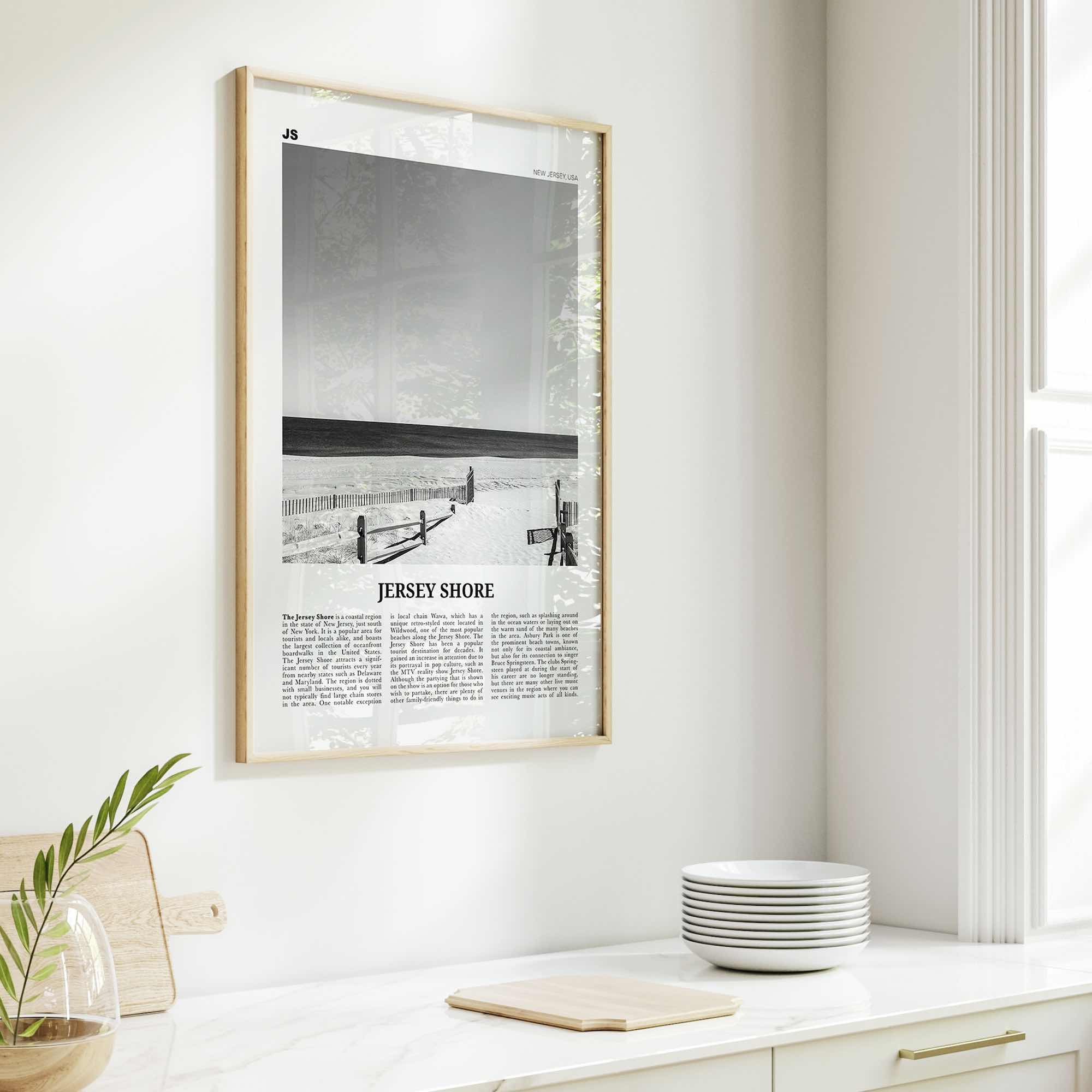 Jersey Shore Print Black and White No 1, Jersey Shore Wall Art, Jersey Shore Poster, Jersey Shore Photo, Jersey Shore, New Jersey