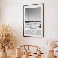 Jersey Shore Print Black and White No 1, Jersey Shore Wall Art, Jersey Shore Poster, Jersey Shore Photo, Jersey Shore, New Jersey