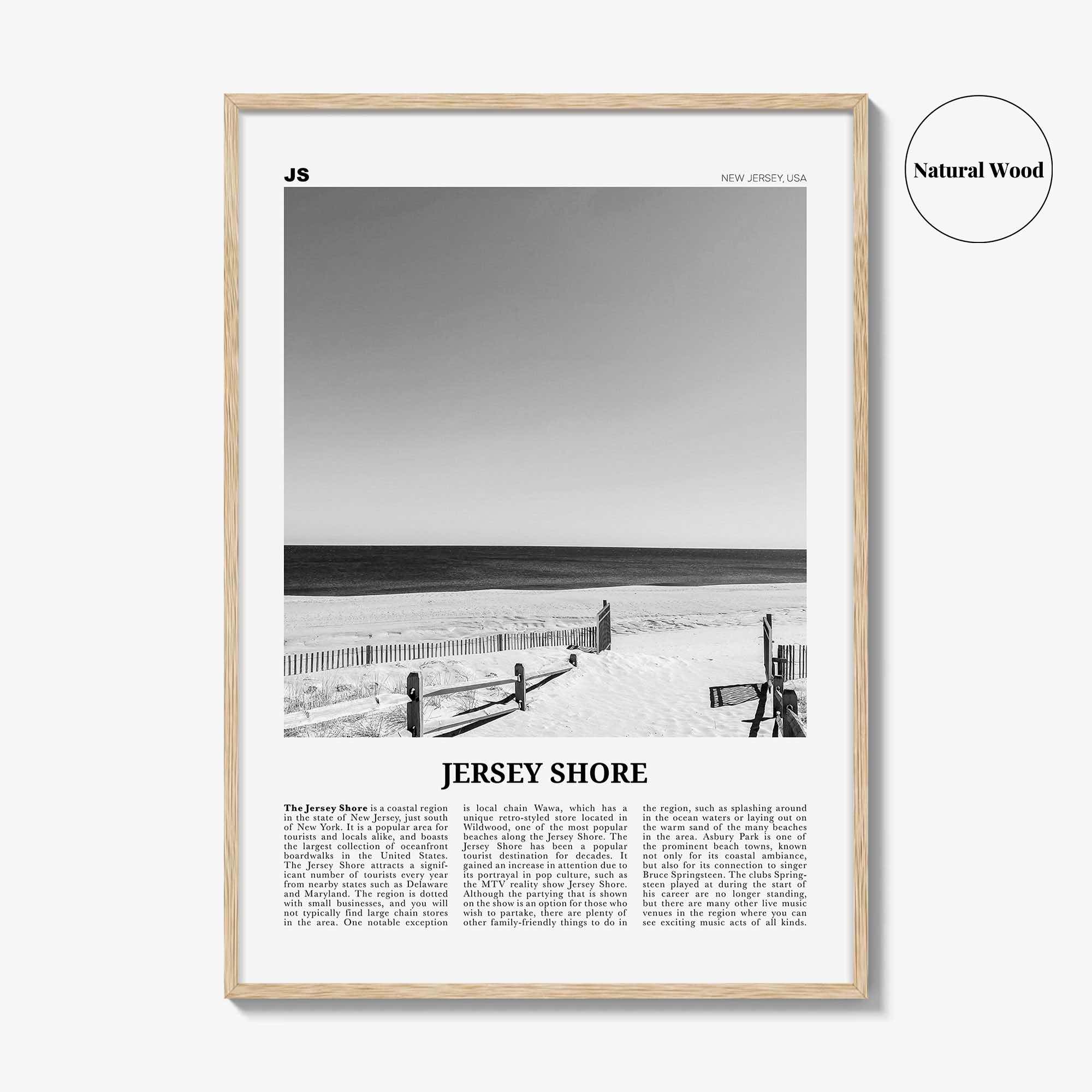 Jersey Shore Print Black and White No 1, Jersey Shore Wall Art, Jersey Shore Poster, Jersey Shore Photo, Jersey Shore, New Jersey