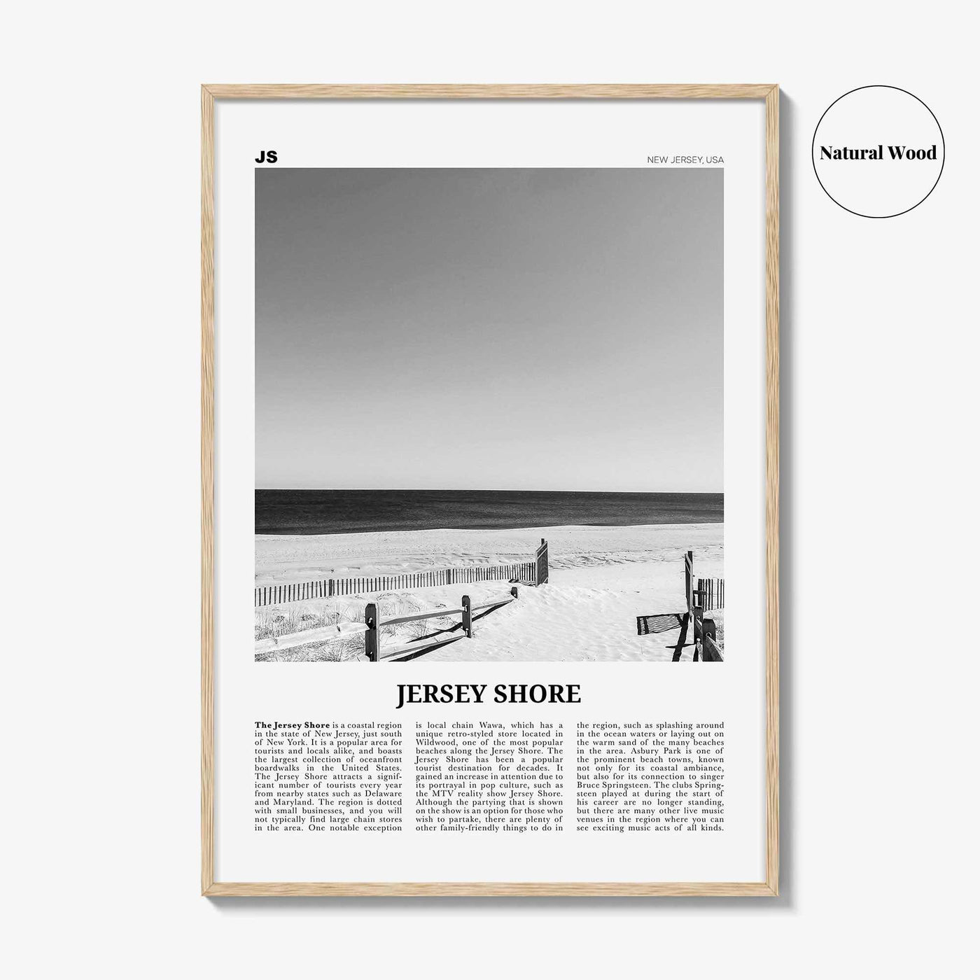 Jersey Shore Print Black and White No 1, Jersey Shore Wall Art, Jersey Shore Poster, Jersey Shore Photo, Jersey Shore, New Jersey