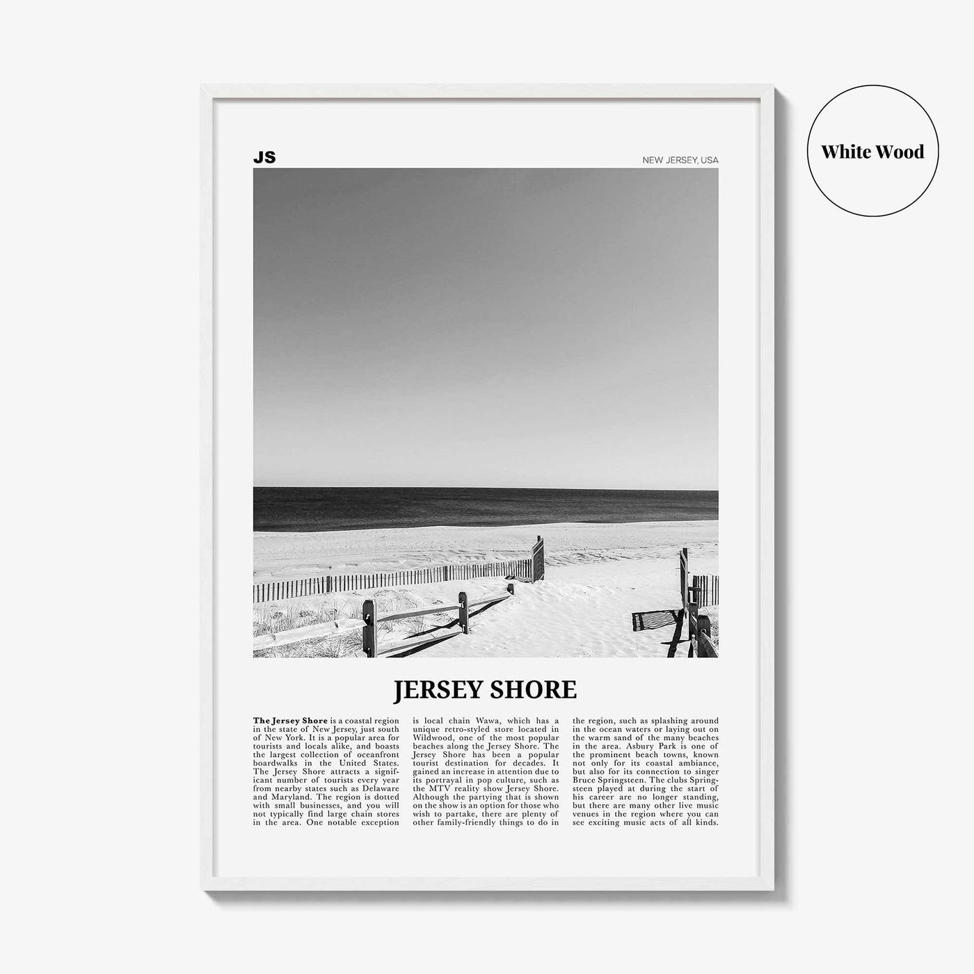 Jersey Shore Print Black and White No 1, Jersey Shore Wall Art, Jersey Shore Poster, Jersey Shore Photo, Jersey Shore, New Jersey