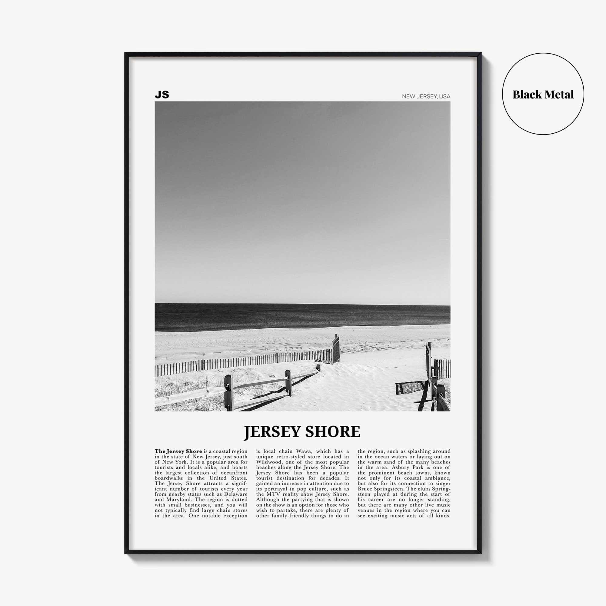 Jersey Shore Print Black and White No 1, Jersey Shore Wall Art, Jersey Shore Poster, Jersey Shore Photo, Jersey Shore, New Jersey