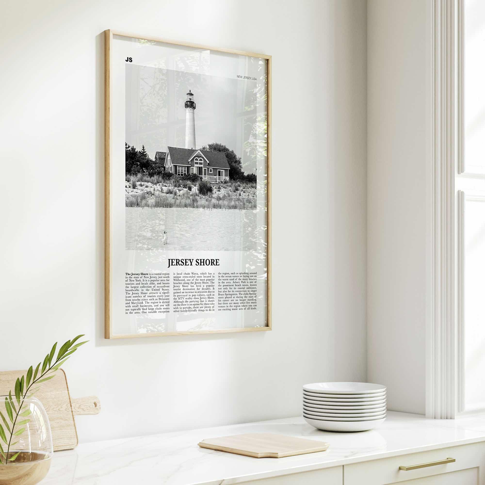 Jersey Shore Print Black and White No 2, Jersey Shore Wall Art, Jersey Shore Poster, Jersey Shore Photo, Jersey Shore, New Jersey