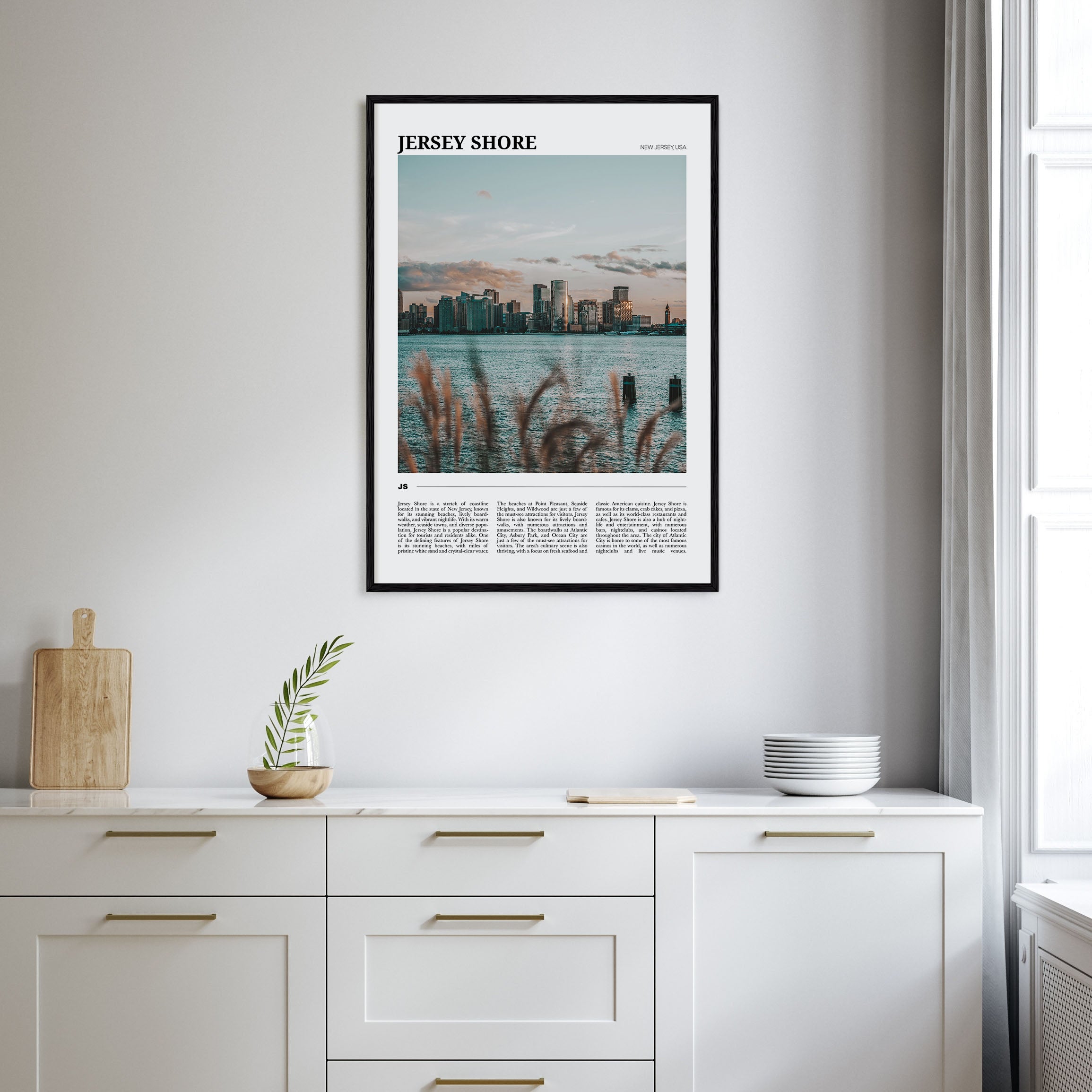 Jersey Shore Travel Color Poster