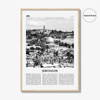 Jerusalem Print Black and White, Jerusalem Wall Art, Jerusalem Poster, Jerusalem Photo, Jerusalem Decor, Israel, ירושלים ישראל Middle East