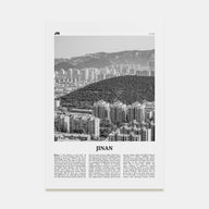 Jinan Travel B&W Poster