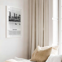 Joao Pessoa Print Black and White, João Pessoa Wall Art, João Pessoa Poster, João Pessoa Photo, Brazil, Brasil, South America, Joao Pessoa