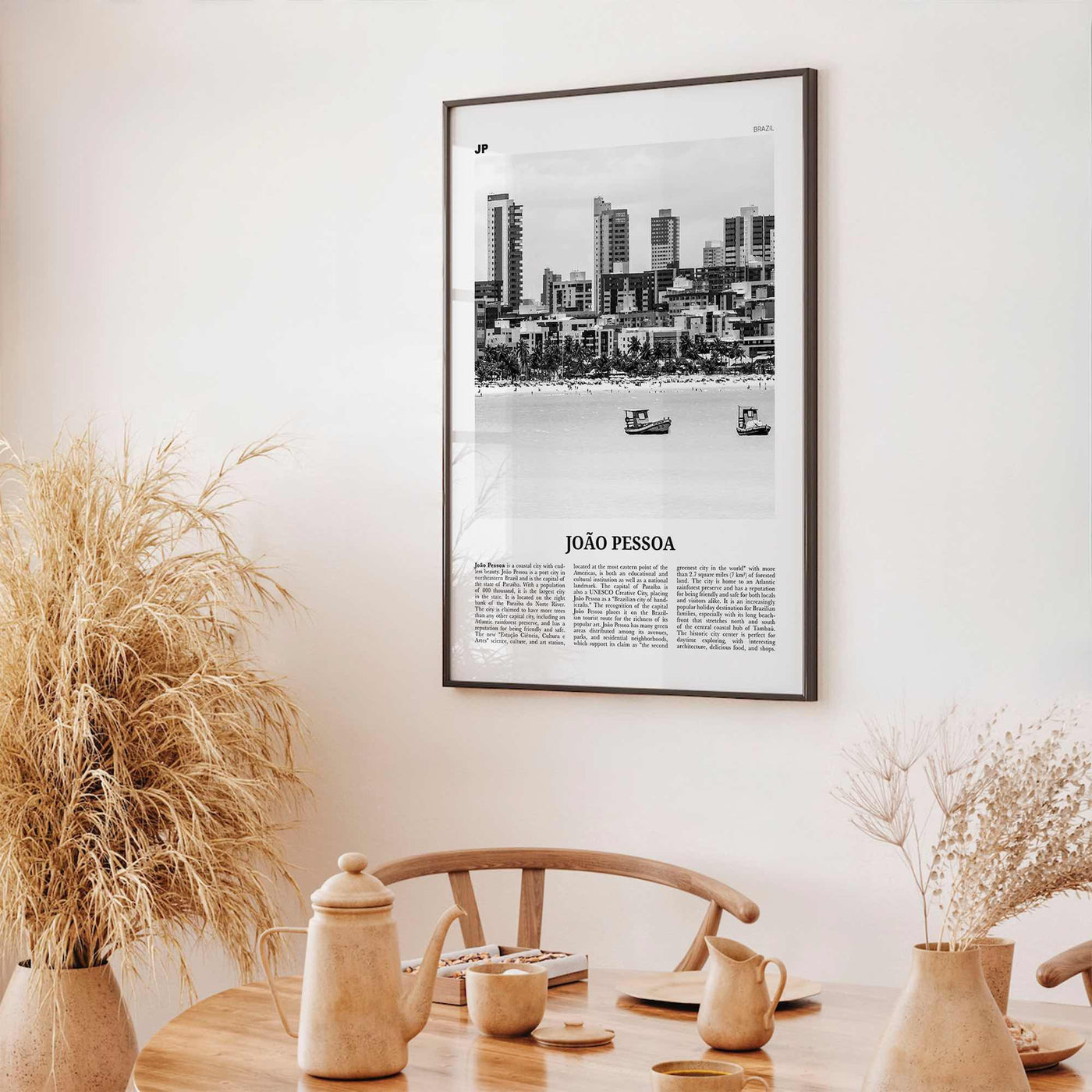 Joao Pessoa Print Black and White, João Pessoa Wall Art, João Pessoa Poster, João Pessoa Photo, Brazil, Brasil, South America, Joao Pessoa