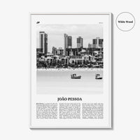 Joao Pessoa Print Black and White, João Pessoa Wall Art, João Pessoa Poster, João Pessoa Photo, Brazil, Brasil, South America, Joao Pessoa