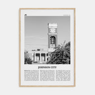 Johnson City Travel B&W Poster