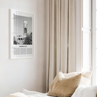 Johnson City Print Black and White, Johnson City Wall Art, Johnson City Poster, Johnson City Photo, Johnson City Map, Tennessee