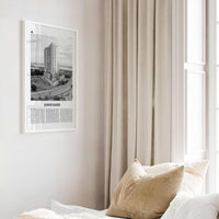 Johor Bahru Print Black and White No 2, Johor Bahru Wall Art, Johor Bahru Poster, Johor Bahru Photo, Johor Bahru Wall Décor, Malaysia