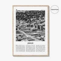 Joplin Print Black and White, Joplin Wall Art, Joplin Poster, Joplin Photo, Joplin Map, Joplin Wall Decor, Missouri, USA, United States
