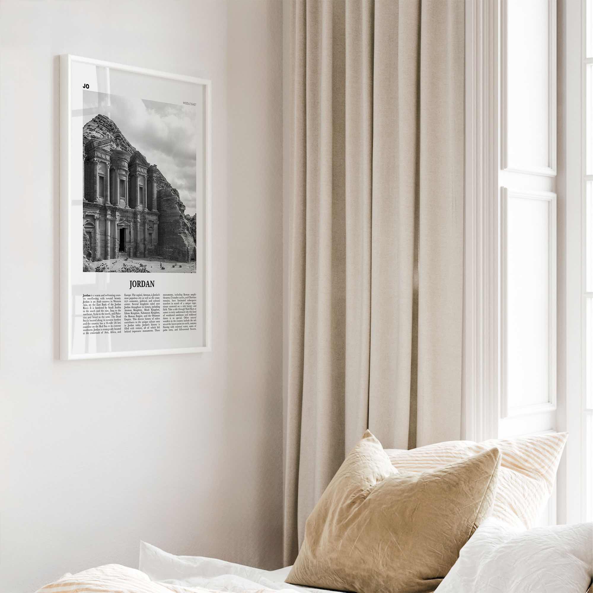 Jordan Print Black and White, Jordan Wall Art, Jordan Poster, Jordan Photo, Jordan Wall Decor, المملكة الأردنية الهاشمية Amman, Middle East