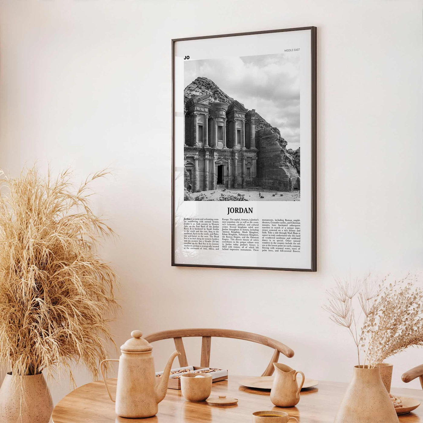 Jordan Print Black and White, Jordan Wall Art, Jordan Poster, Jordan Photo, Jordan Wall Decor, المملكة الأردنية الهاشمية Amman, Middle East