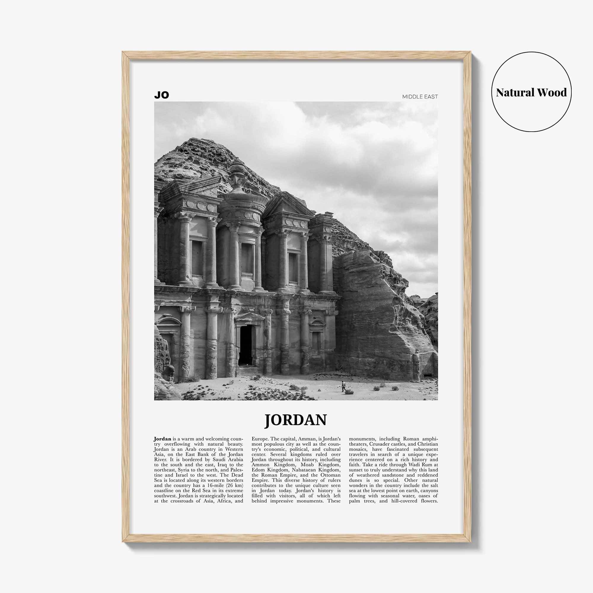 Jordan Print Black and White, Jordan Wall Art, Jordan Poster, Jordan Photo, Jordan Wall Decor, المملكة الأردنية الهاشمية Amman, Middle East