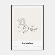Joshua Tree National Park Drawn Poster