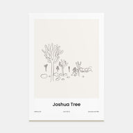 Joshua Tree National Park Drawn Poster