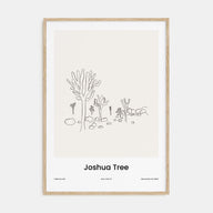 Joshua Tree National Park Drawn Poster