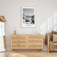 Joshua Tree National Park Portrait B&W No 2 Poster