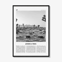Joshua Tree National Park Print Black and White No 1, Joshua Tree Wall Art, Joshua Tree Poster, Joshua Tree Photo, California, USA
