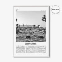Joshua Tree National Park Print Black and White No 1, Joshua Tree Wall Art, Joshua Tree Poster, Joshua Tree Photo, California, USA