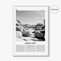 Joshua Tree National Park Print Black and White No 2, Joshua Tree Wall Art, Joshua Tree Poster, Joshua Tree Photo, California, USA