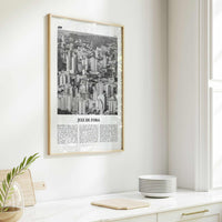 Juiz de Fora Print Black and White, Juiz de Fora Wall Art, Juiz de Fora Poster Juiz de Fora Photo Juiz de Fora Décor Juiz de Fora Map Brazil