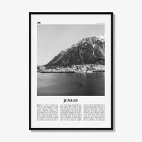 Juneau Print Black and White No 1, Juneau Wall Art, Juneau Poster, Juneau Photo, Juneau Wall Décor, Alaska, USA, United States, America