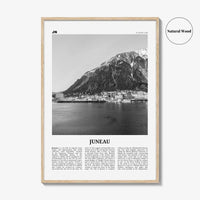 Juneau Print Black and White No 1, Juneau Wall Art, Juneau Poster, Juneau Photo, Juneau Wall Décor, Alaska, USA, United States, America