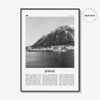 Juneau Print Black and White No 1, Juneau Wall Art, Juneau Poster, Juneau Photo, Juneau Wall Décor, Alaska, USA, United States, America