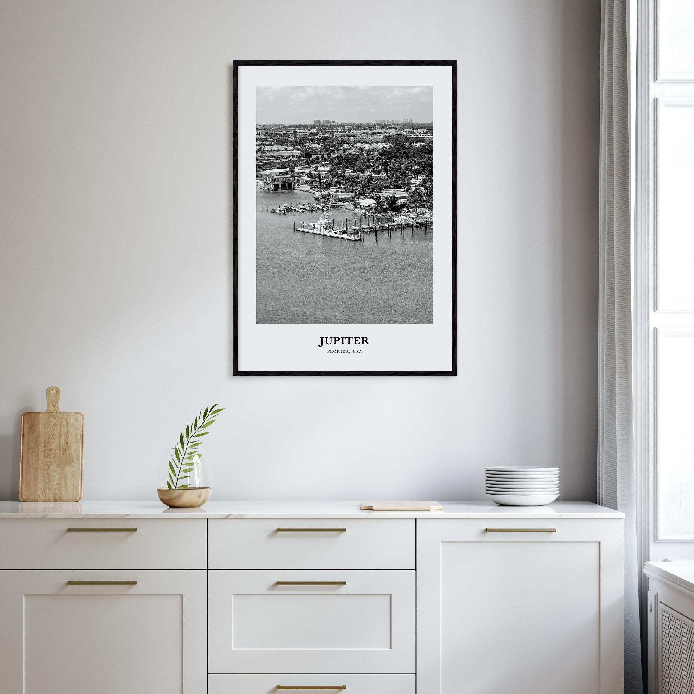 Jupiter Portrait B&W Poster