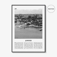 Jupiter Print Black and White, Jupiter Wall Art, Jupiter Poster, Jupiter Photo, Jupiter Wall Décor, Florida, USA, United States