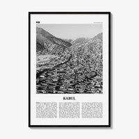 Kabul Print Black and White, Kabul Wall Art, Kabul Poster, Kabul Photo, Kabul Wall Décor, Afghanistan, کابل