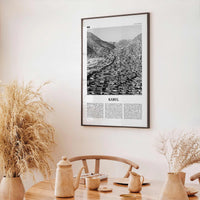 Kabul Print Black and White, Kabul Wall Art, Kabul Poster, Kabul Photo, Kabul Wall Décor, Afghanistan, کابل