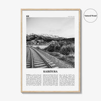 Kaikoura Print Black and White, Kaikōura Wall Art, Kaikōura Poster, Kaikōura Photo, Kaikōura Wall Décor, Kaikōura Map, New Zealand