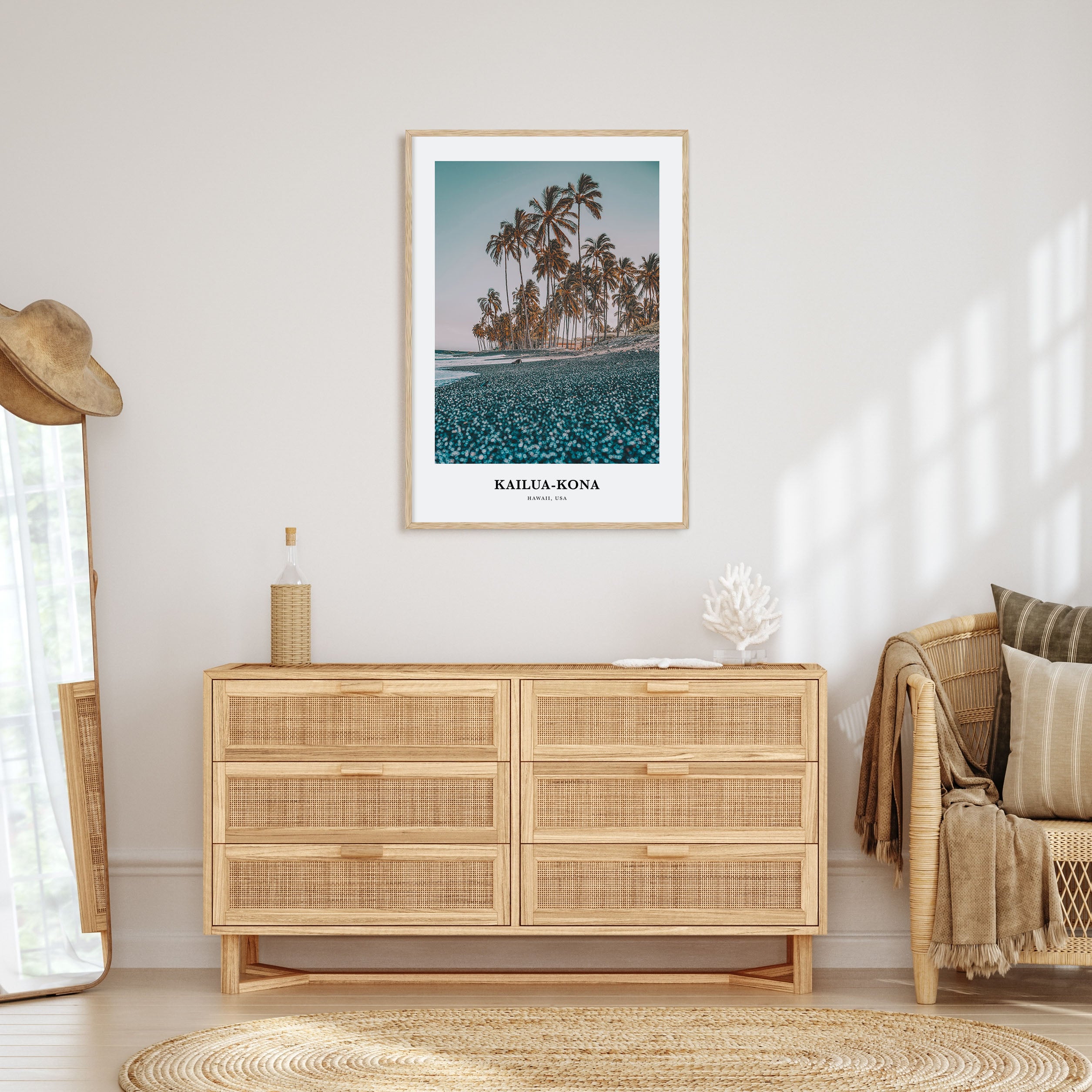 Kailua-Kona Portrait Color No 1 Poster