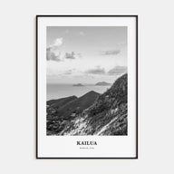 Kailua Portrait B&W Poster