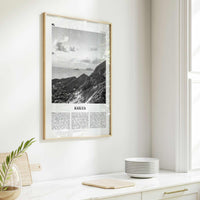 Kailua Print Black and White, Kailua Wall Art, Kailua Poster, Kailua Photo, Kailua Wall Décor, Hawaii, USA, United States, North America