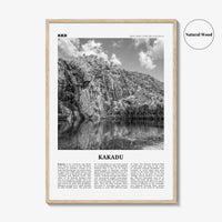 Kakadu Print Black and White, Kakadu Wall Art, Kakadu Poster, Kakadu Photo, Kakadu Wall Décor, Kakadu Map, Northern Territory, Australia