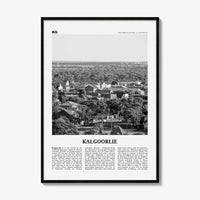 Kalgoorlie Print Black and White, Kalgoorlie Wall Art, Kalgoorlie Poster, Kalgoorlie Photo, Kalgoorlie Wall Décor, Kalgoorlie Map,