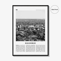 Kalgoorlie Print Black and White, Kalgoorlie Wall Art, Kalgoorlie Poster, Kalgoorlie Photo, Kalgoorlie Wall Décor, Kalgoorlie Map,